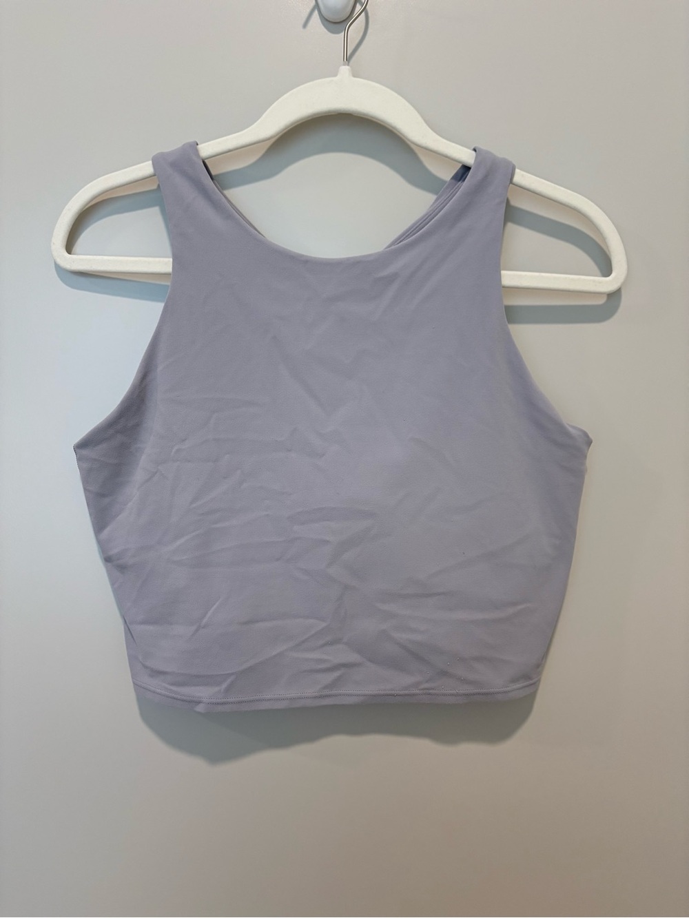 Athleta Women's High-Neck Crop Tank Top - Lavender